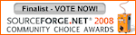 Finalist - Vote Now! - SourceForge.net 2008 Community Choice Awards