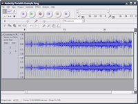 Audacity Portable Screenshot