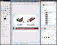 GIMP Portable Screenshot